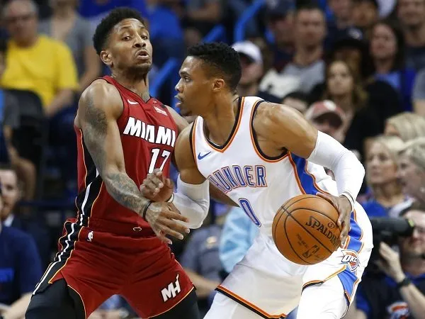 Cetak 17 Poin di Kuarter Terakhir, Westbrook Bawa Thunder Hancurkan Heat
