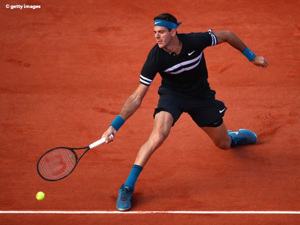 Hasil French Open: Juan Martin Del Potro Pupuskan Harapan Petenis Tuan Rumah, Nicolas Mahut