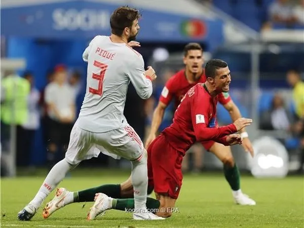 Spanyol Gagal Menang, Pique Salahkan Diving Ronaldo