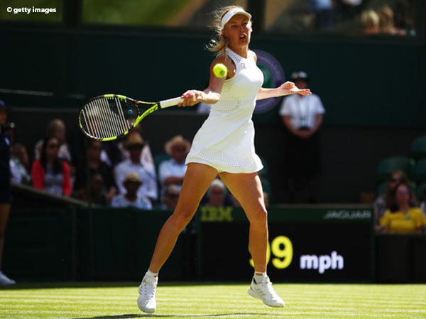 Hasil Wimbledon: Sloane Stephens Terjungkal, Caroline Wozniacki Tak Hadapi Kendala Pada Laga Pertama