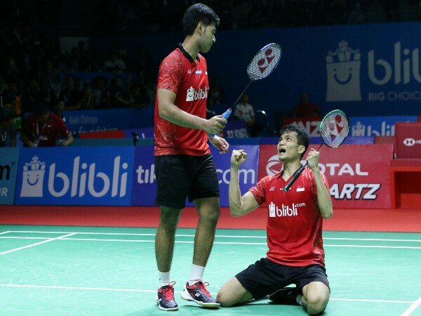 Angga/Ricky Pulangkan Ganda China di Babak Pertama Indonesia Open 2018