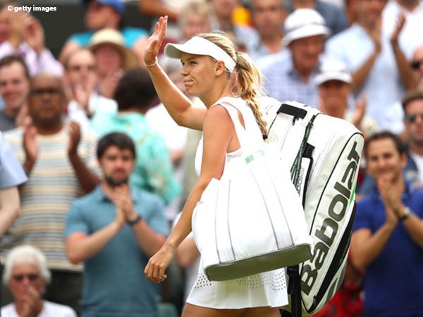 Hasil Wimbledon: Petenis Unggulan Kedua, Caroline Wozniacki Harus Pulang Lebih Awal