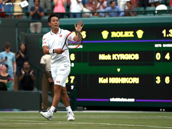 Hasil Wimbledon: Kei Nishikori Sisihkan Nick Kyrgios Demi Lolos Ke Babak Keempat