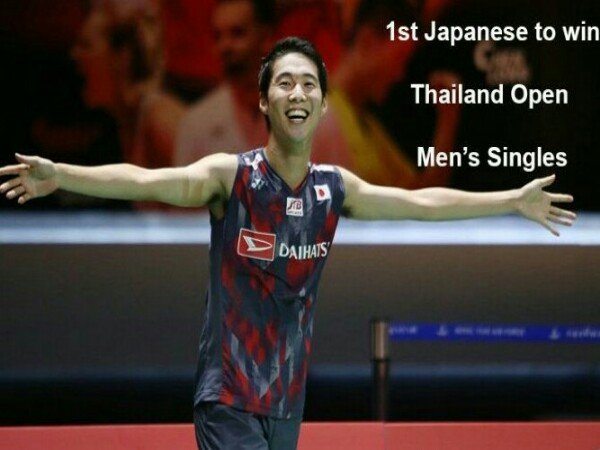 Kanta Tsuneyama Rebut Gelar Tunggal Putra Thailand Open 2018