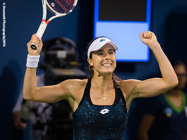Alize Cornet Jegal Jelena Ostapenko Di Cincinnati