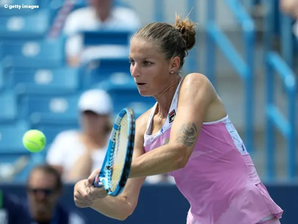 Karolina Pliskova Karamkan Agnieszka Radwanska Di Cincinnati