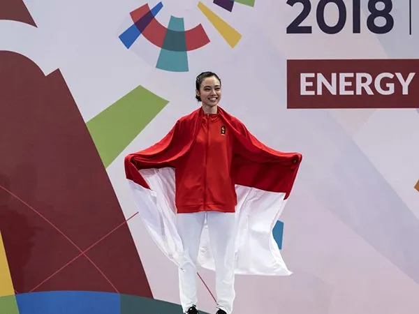 Jokowi Sebut Atlet Cantik Peraih Medali Emas Ini Sebagai Ratu Asia