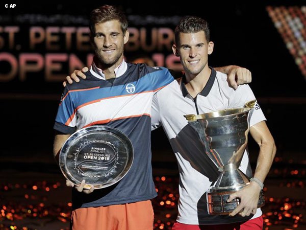 Dominic Thiem Menangkan Gelar Di St. Petersburg