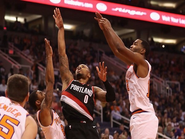 Blazers Permalukan Suns Dengan Skor Telak