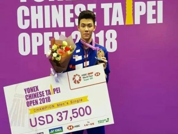 Kandaskan Wakil Jepang, Lee Zii Jia Juara Taiwan Open 2018