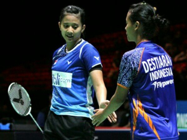Anggia/Della Mundur dari Denmark Open 2018