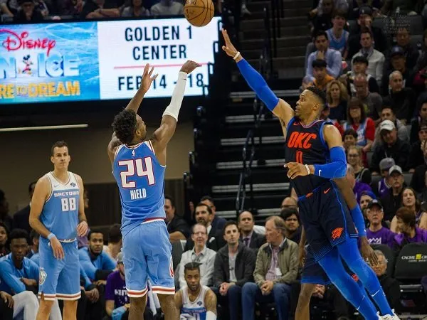 Dihujani Tembakan Tiga Angka, Thunder Tumbang di Tangan Kings