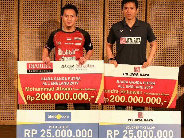 Bonus Rp. 450 Juta Bagi Sang Juara All England