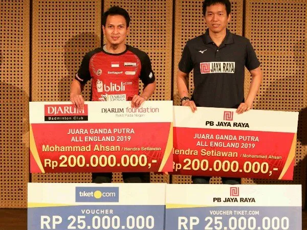 Bonus Rp. 450 Juta Bagi Sang Juara All England