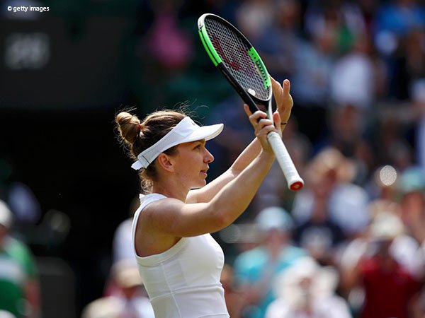 Hasil Wimbledon: Simona Halep Pulangkan Aliaksandra Sasnovich