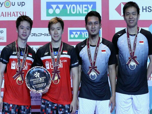 Kevin/Marcus Hattrick Juara di Japan Open