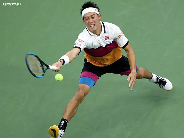 Hasil US Open: Lalui Laga Alot, Kei Nishikori Semakin Percaya Diri