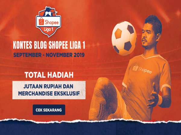 Ayo Daftarkan Diri Anda di Kontes Blog Shopee Liga 1 dan Menangkan Total Hadiah Jutaan Rupiah!