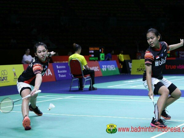 Tumbangkan Unggulan Kedua, Fadia/Ribka Meleset ke Semifinal Taiwan Open 2019