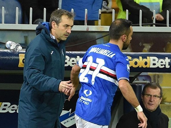 Jelang Derby Milan, Striker Sampdoria Ungkap Perbedaan Giampaolo dengan Conte