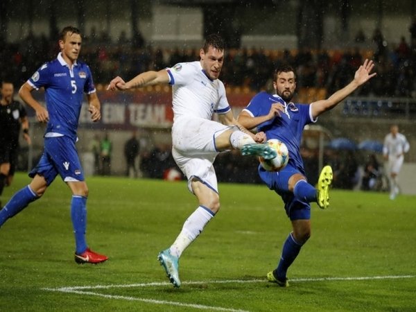 Rajinnya Belotti Cetak Gol ke Gawang Liechtenstein