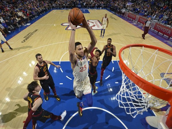 Ben Simmons Mengamuk, 76ers Menang Telak Atas Cavaliers