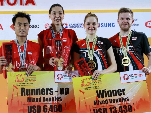 Thailand Masters 2020: Hafiz/Gloria Finish Di Posisi Kedua