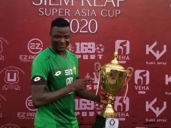 Gol Debut Ezechiel N'Douassel Bawa Bhayangkara FC Raih Juara di Kamboja