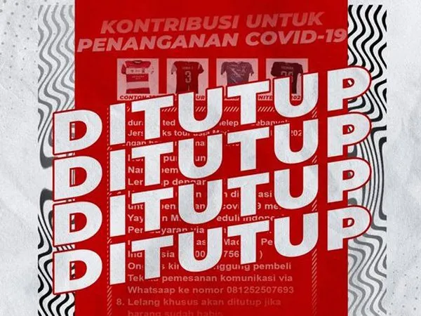 Lelang Jersey untuk Lawan Virus Corona, 50 Jersey Spesial MU Ludes dalam 2 Hari