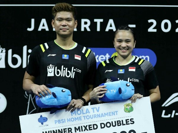 Mola TV PBSI Home Tournament: Praveen/Melati Juara Usai Hempaskan Akbar/Winny
