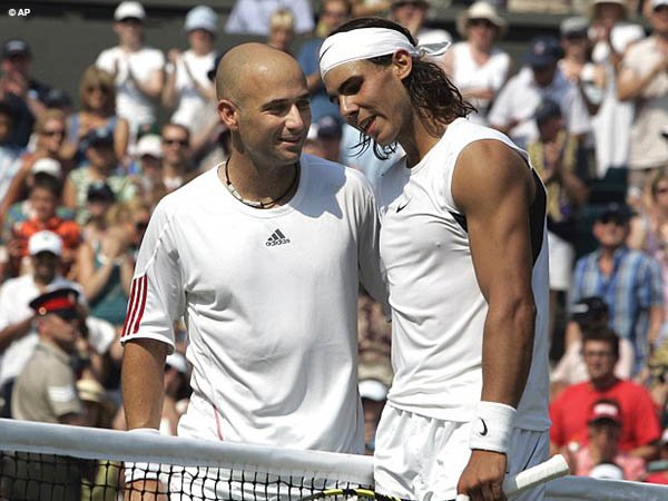Ketika Andre Agassi Puji Rafael Nadal