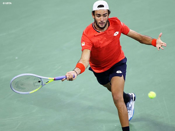 Hasil US Open: Matteo Berrettini Lewati Rintangan Pertama