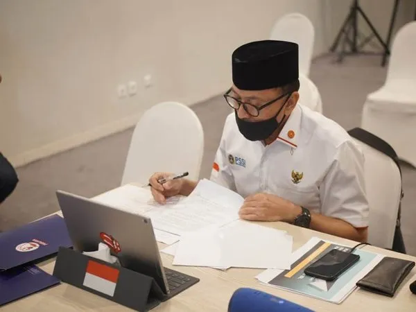 PSSI dan BNPB tandatangani MoU jelang digulirkannya Liga 1 dan Liga 2