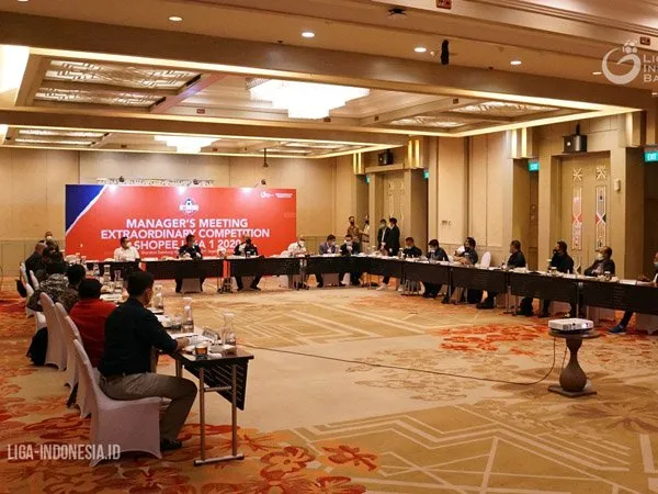 Manager meeting kontestan Liga 1 2020