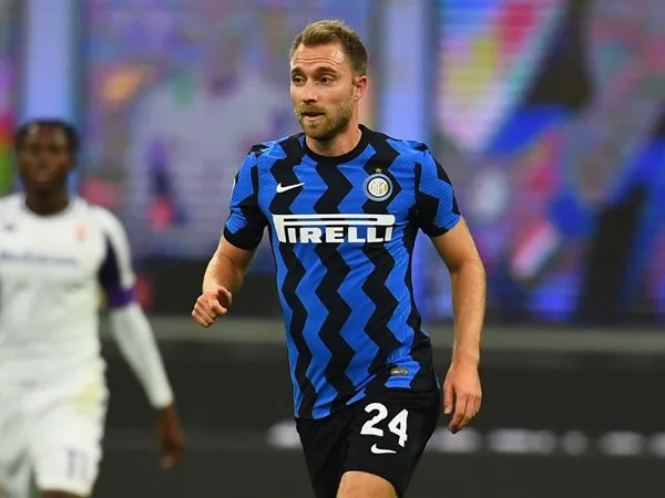 Christian Eriksen saat tampil di laga kontra Fiorentina.