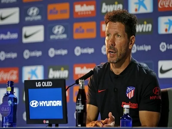 Diego Simeone dalam konfrensi pers jelang vs Granada