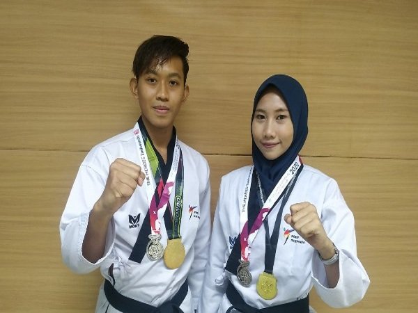 Hebat! Dua Mahasiswa Indonesia Raih Emas di Ajang Taekwondo Internasional