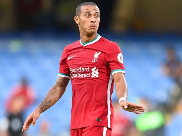 Gelandang Liverpool, Thiago Alcantara.