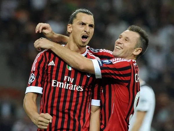 Zlatan Ibrahimovic dan Antonio Cassano