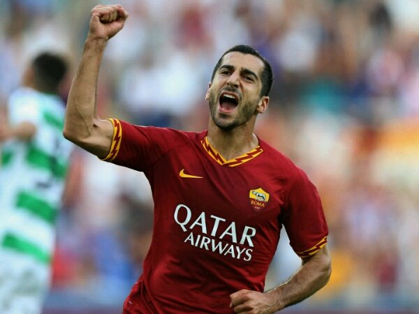 COVID-19 Merebak di AS Roma, Henrikh Mkhitaryan Batal Gabung Timnas Armenia