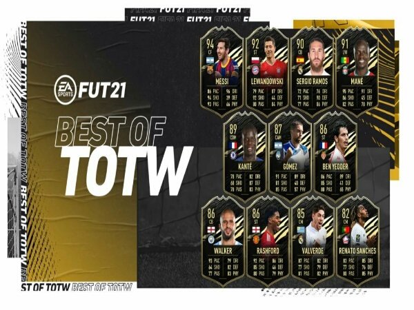 Sebelas Kartu Best of TOTW dan 3 Ikon SBC Hadir ke FIFA 21 FUT