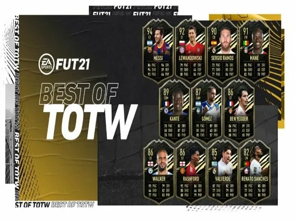 Sebelas Kartu Best of TOTW dan 3 Ikon SBC Hadir ke FIFA 21 FUT