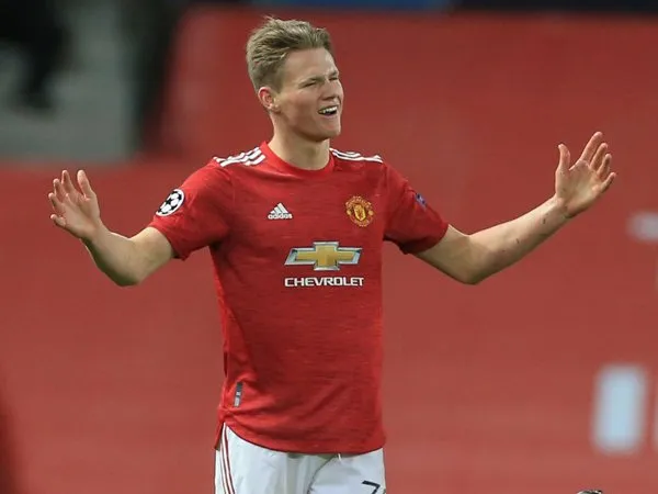 Gelandang Manchester United, Scott McTominay.