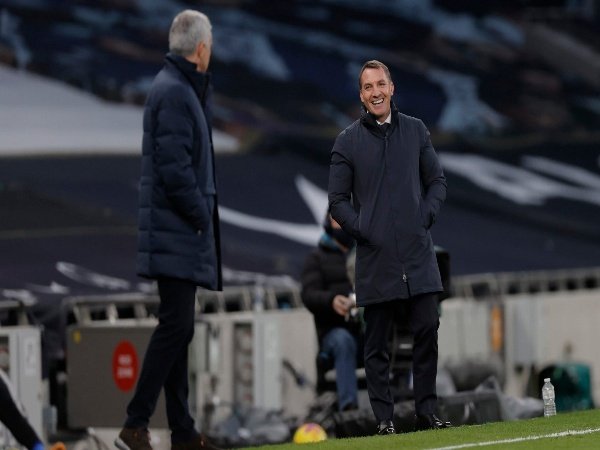 Menang vs Tottenham, Rodgers Lega Bisa Hindari Pertanyaan Tentang Mourinho