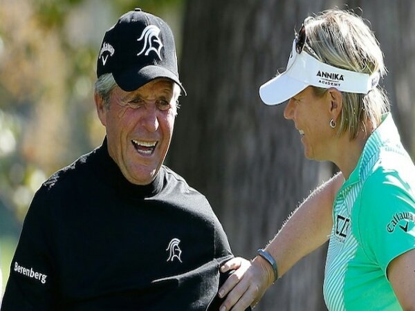 Annika Sorenstam dan Gary Player Terima Penghargaan dari Donald Trump