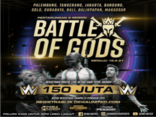 Dewa United Esports Gelar Battle of Gods, Ajak Komunitas Disabilitas