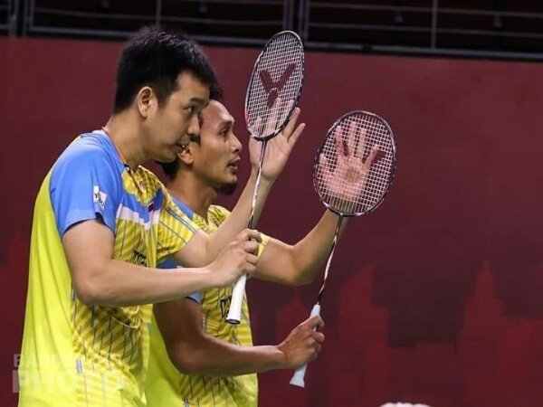 Momen Kunci Kemenangan Mohammad Ahsan/Hendra Setiawan Atas Pasangan Korea