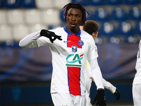 Moise Kean Akui PSG Sempat Kesulitan Hadapi Caen