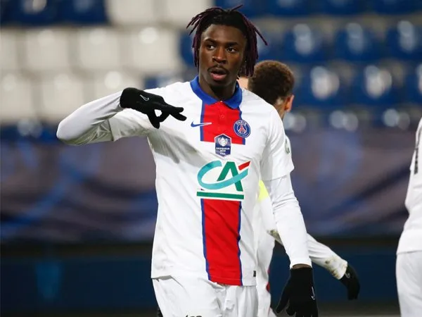 Striker Paris Saint-Germain, Moise Kean.