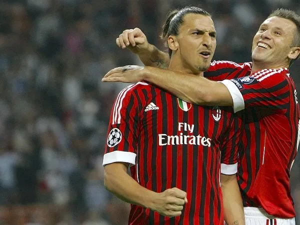 Zlatan Ibrahimovic dan Antonio Cassano